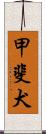 甲斐犬 Scroll