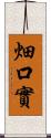 畑口實 Scroll