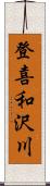 登喜和沢川 Scroll