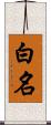 白名 Scroll