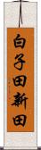 白子田新田 Scroll