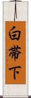 白帯下 Scroll