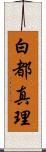 白都真理 Scroll