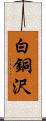 白銅沢 Scroll