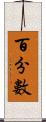 百分數 Scroll