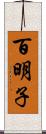 百明子 Scroll