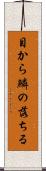 目から鱗の落ちる Scroll