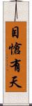 目愴有天 Scroll