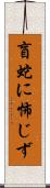 盲蛇に怖じず Scroll