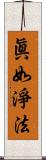 眞如淨法 Scroll