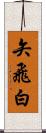 矢飛白 Scroll