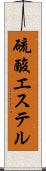 硫酸エステル Scroll