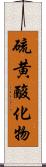 硫黄酸化物 Scroll