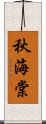 秋海棠 Scroll