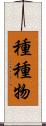 種種物 Scroll