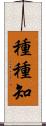 種種知 Scroll