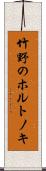 竹野のホルトノキ Scroll
