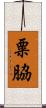 粟脇 Scroll