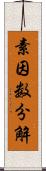 素因数分解 Scroll