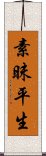 素昧平生 Scroll