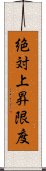 絶対上昇限度 Scroll