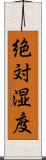 絶対湿度 Scroll