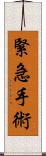 緊急手術 Scroll