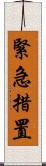緊急措置 Scroll