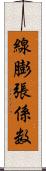 線膨張係数 Scroll