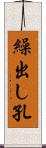 繰出し孔 Scroll