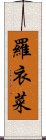 羅衣菜 Scroll