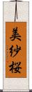 美紗桜 Scroll