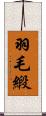 羽毛緞 Scroll