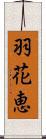 羽花恵 Scroll