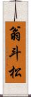 翁斗松 Scroll