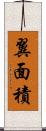 翼面積 Scroll