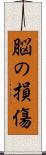 脳の損傷 Scroll