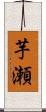 芋瀬 Scroll