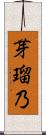 芽瑠乃 Scroll