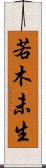 若木未生 Scroll