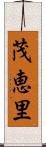 茂恵里 Scroll