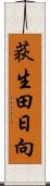 荻生田日向 Scroll