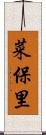 菜保里 Scroll