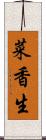 菜香生 Scroll