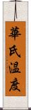 華氏温度 Scroll