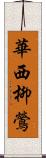 華西柳鶯 Scroll