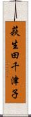 萩生田千津子 Scroll