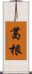 葛根 Scroll