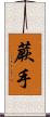 蕨手 Scroll