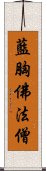 藍胸佛法僧 Scroll